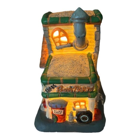 Creepy Hollow Midwest Creepy Skully's Light Up Gas Station Halloween Decor - Picture 4 of 6